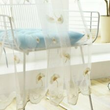 Tecido de rede de tule bordado dente-de-leão cortina romana painéis guipure decoração moderna comprar usado  Enviando para Brazil