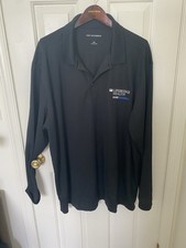 Camisa polo masculina Port Authority manga longa preta Life Bridge Health 4XL, usado comprar usado  Enviando para Brazil