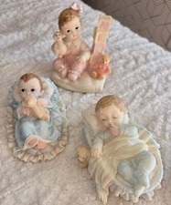 3 estatuetas de lembranças de bebês usadas. comprar usado  Enviando para Brazil
