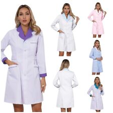 Usado, Vestido médico feminino de manga comprida para trabalho uniforme enfermeira profissional comprar usado  Enviando para Brazil
