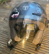 Rollerhelm damen blumenmotiv gebraucht kaufen  Schönberg