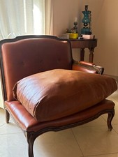 Poltrona pelle vintage usato  Salerno