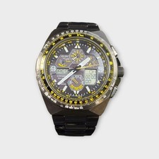 Relógio masculino Citizen Promaster Skyhawk A-T Chrono Eco-Drive preto IP (SPG063598) comprar usado  Enviando para Brazil