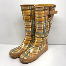 Botas de chuva femininas Sperry Top Sider acolchoadas altas xadrez andador pato tamanho 8 comprar usado  Enviando para Brazil