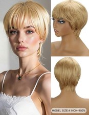 Perruque naturelle blonde d'occasion  Artix