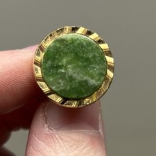 Gold toned cufflinks for sale  CHESTER