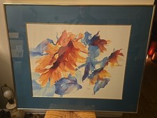 Watercolor sunflowers karen for sale  Southampton