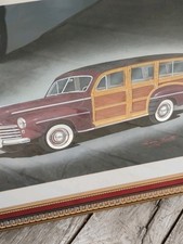 Usado, Dom Pacitti Original 1946 Ford Station Wagon Woody 1975 Ilustração VTG Assinada comprar usado  Enviando para Brazil