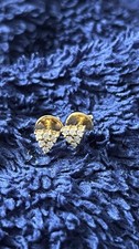 Stud earring real for sale  CANVEY ISLAND