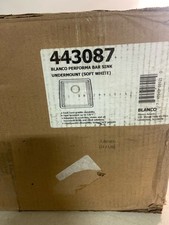 Pia de barra Blanco 443087 PERFORMA Undermount, composto de granito branco, 17,5 pol. comprar usado  Enviando para Brazil