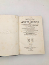 Dictionnaire antiquités chré d'occasion  Montpellier-