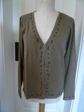 Strickjacke cardigan schlamm gebraucht kaufen  Hamburg