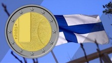 Finlandia 2025 euro usato  Vaprio d'Adda