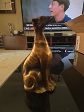 Vintage brass greyhound for sale  Shoreham