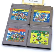 Super Mario Land 1 2 3 Wario Land Yoshi conjunto Game Boy GB japonês lote limpo 4 comprar usado  Enviando para Brazil