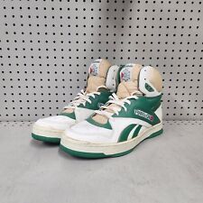 TÊNIS DE BASQUETE VINTAGE REEBOK BRANCO VERDE COURO S11 comprar usado  Enviando para Brazil