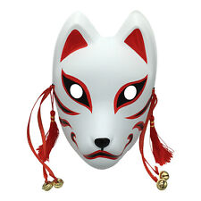 Máscara Anbu pintada à mão, máscara japonesa Kitsune Fox rosto inteiro para fantasia de cosplay, usado comprar usado  Enviando para Brazil