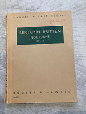 Benjamin britten nocturne for sale  ELY
