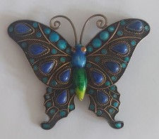 Vintage schmetterling brosche gebraucht kaufen  Wolfhagen