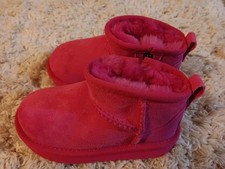 Nova mini bota ultra curta UGG tamanho 8 infantil cor rosa. comprar usado  Enviando para Brazil