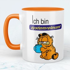 Tasse aufdruck systemrelevant gebraucht kaufen  Emmerthal