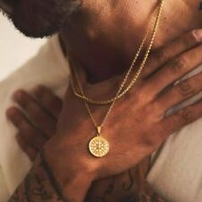 Mens gold compass for sale  LEIGH