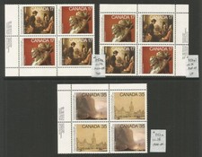 Canadá #850a-ai + #852a, MNH-VF PB lote com variedades (lista): Academia de Artes, usado comprar usado  Enviando para Brazil