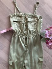 Satin jumpsuit verall gebraucht kaufen  Michelstadt