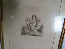 Ancienne gravure chérubin d'occasion  Ussac