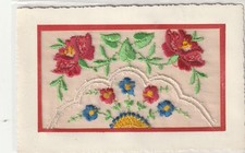 Cpa carte tissu d'occasion  Maignelay-Montigny