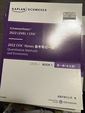 Cfa notes 2022 for sale  Corona