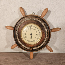 Thermometre gouvernail bois d'occasion  Ligueil