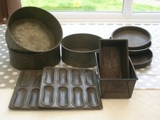 Vintage baking tins for sale  NEWBURY