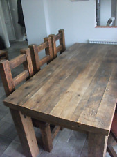 Chunky dining table for sale  THATCHAM