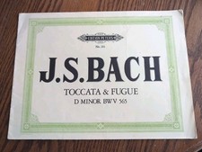 Bach toccata fugue for sale  LOOE