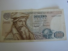 Banconota 1000 francs usato  Enna