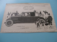 Publicite magazine 1926 d'occasion  Blaye