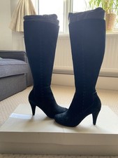 Clarks black suede for sale  LONDON