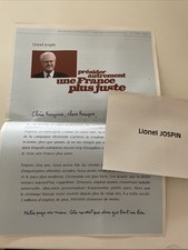 Jospin tract profession d'occasion  Saint-Omer