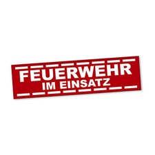 Feuerwehr einsatz magnetschild gebraucht kaufen  Leipzig