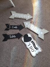 Wedding signs bundle for sale  BATTLE