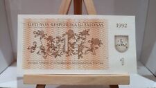 Lithuania talona banknote for sale  HUNTINGDON