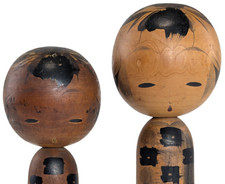 Boneca Kokeshi criativa antiga par de artesanato japonês de madeira da era Showa 21, 24cm comprar usado Boneca Kokeshi criativa antiga par de artesanato japonês de madeira da era Showa 21, 24cm comprar usado  Enviando para Brazil
