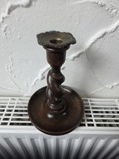 Wooden candlestick twist for sale  GLASGOW