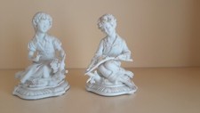 Coppia statuette ceramica usato  Fino Mornasco