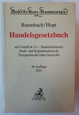 Baumbach hopt handelsgesetzbuc gebraucht kaufen  Würzburg