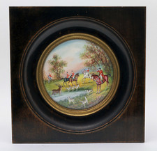 Peinture miniature ancienne d'occasion  Saint-Laurent-du-Var