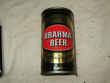 Lata de cerveja Brahma Brazilian Pilsener SS fundo de aço reto aberto, usado comprar usado  Enviando para Brazil