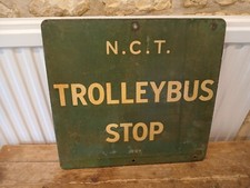 Trolley bus enamel for sale  BADMINTON