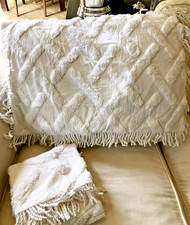 Set white chenille for sale  La Quinta